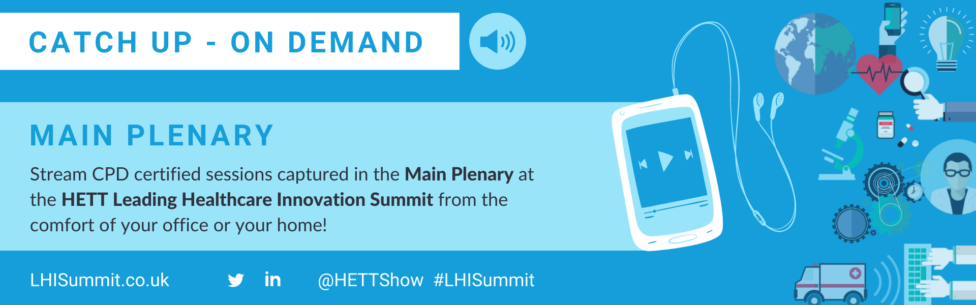 Stream the Leading Healthcare Innovation Summit 2022 | Main Plenary On Demand